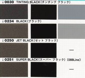 ウレタン塗料の原色特性